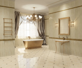 Плитка Eurotile LIA 136 рельеф 29,5х89,.5