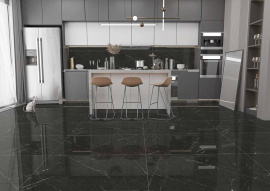 Керамогранит Eurotile Pietra Negro High Glossy 60x120 7930138702589
