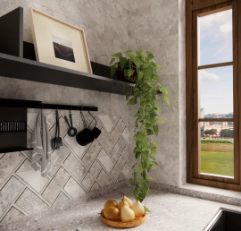 Керамогранит Eurotile Падма/Padma Бежевый Мат. 60x60 7930138704439
