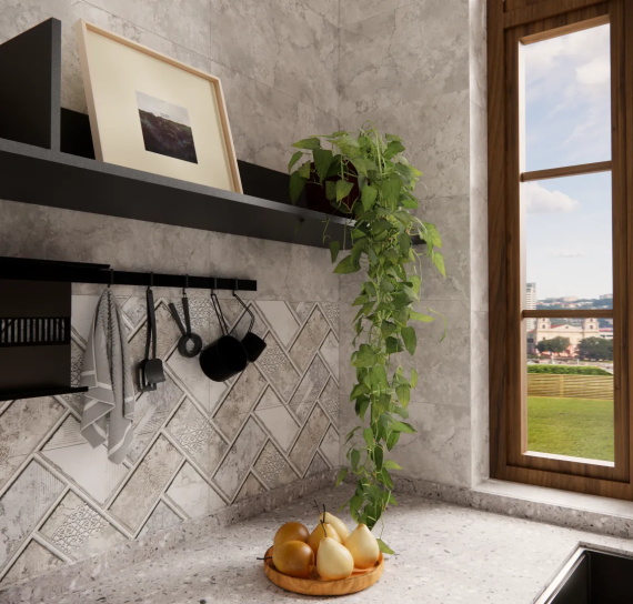 Керамогранит Eurotile Падма/Padma Бежевый Мат. 60x60 7930138704439