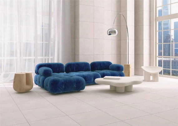 Керамогранит Eurotile Бетон/Beton Кремовый Мат. 60x60 7930138704606
