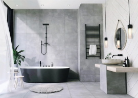 Керамогранит Eurotile Бетон/Beton Серый Мат. 60x60 7930138704651