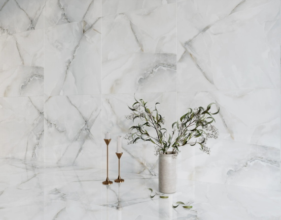 Керамогранит Eurotile Оникс/Onyx Серый Пол 60x60 7930138705160