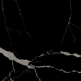Керамогранит Eurotile Статуарио/Statuario Черный Пол 60x60 7930138705122