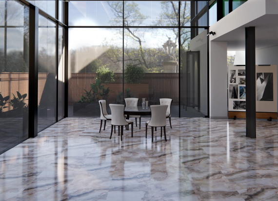 Керамогранит Eurotile Янтарь/Amber Бежевый Пол. 60x120 7930138705504