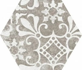 Керамогранит Equipe Hexatile Cement Cement Garden Grey 22099 17,5x20