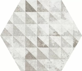 Керамогранит Equipe Hexatile Cement Cement Garden Grey 22099 17,5x20