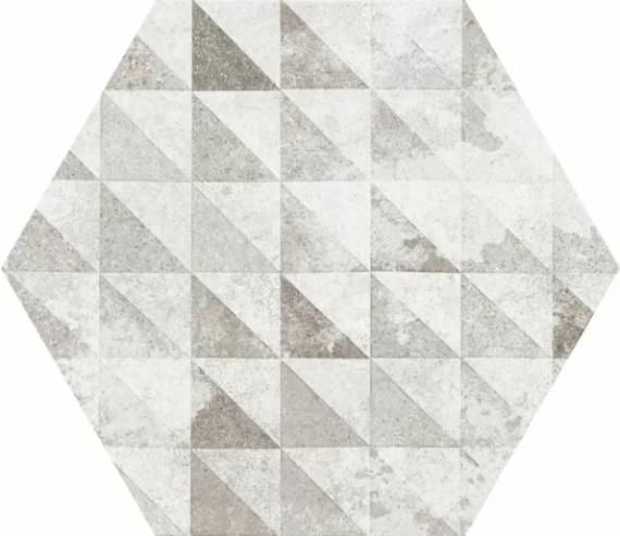 Керамогранит Equipe Hexatile Cement Cement Garden Grey  22099 17,5x20