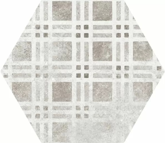 Керамогранит Equipe Hexatile Cement Cement Garden Grey  22099 17,5x20