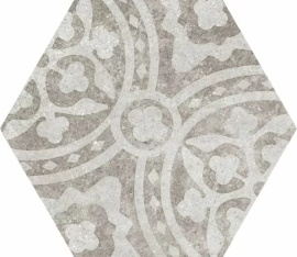 Керамогранит Equipe Hexatile Cement Cement Garden Grey 22099 17,5x20