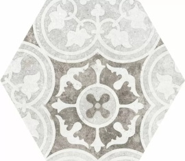 Керамогранит Equipe Hexatile Cement Cement Garden Grey 22099 17,5x20