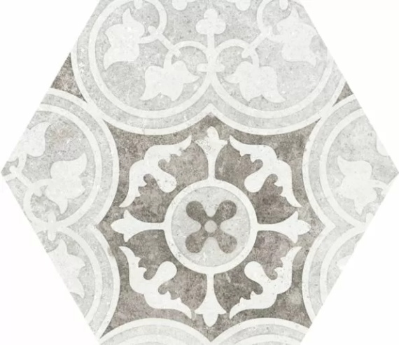 Керамогранит Equipe Hexatile Cement Cement Garden Grey  22099 17,5x20