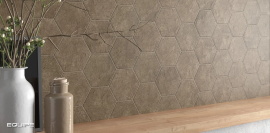 Керамогранит Equipe Hexatile Cement Mud 22097 17,5x20