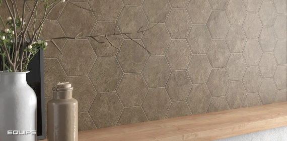Керамогранит Equipe Hexatile Cement Mud 22097 17,5x20