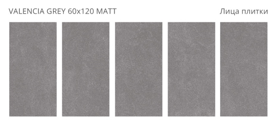 Керамогранит Rizzi Staro Valencia Grey 60x120 Matt (2 шт.в уп)
