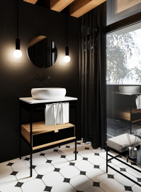Керамогранит Staro Arte Black 60x120 5мм Matt Relief УТ-00001203