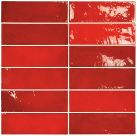 Плитка Equipe Village 25633 Volcanic Red 6.5x20