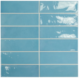 Плитка Equipe Village 25651 Azure Blue 6.5x20