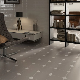 Керамогранит Equipe 20555 Octagon Gris Mate 20*20