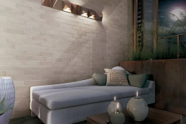 Плитка Equipe 24958 MAGMA WHITE 6,5X20