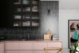 Плитка Equipe 24962 MAGMA BLACK COAL 6,5X20