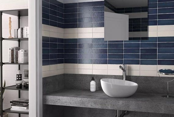 Плитка Equipe 24964 MAGMA SEA BLUE 6,5X20
