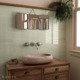 Плитка Equipe 25826 Arrow Green Halite 5x25
