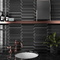 Плитка Equipe 25836 Arrow Black 5x25