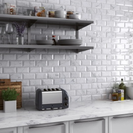 Плитка Equipe 23083 Carrara Metro 7,5х15