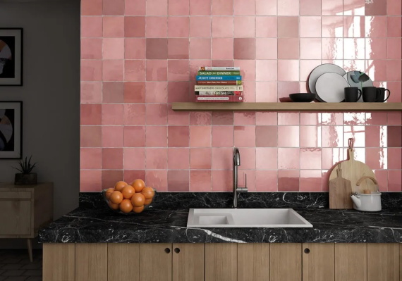 Плитка Equipe 24456 ARTISAN ROSE MALLOW 13,2X13,2