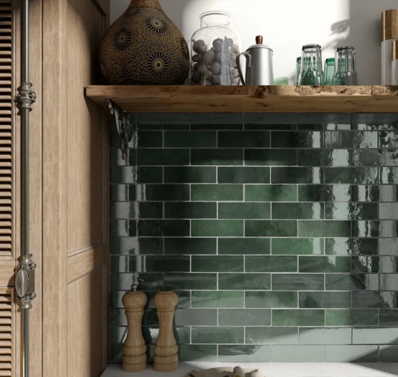 Плитка Equipe 24471 ARTISAN MOSS GREEN 6,5X20