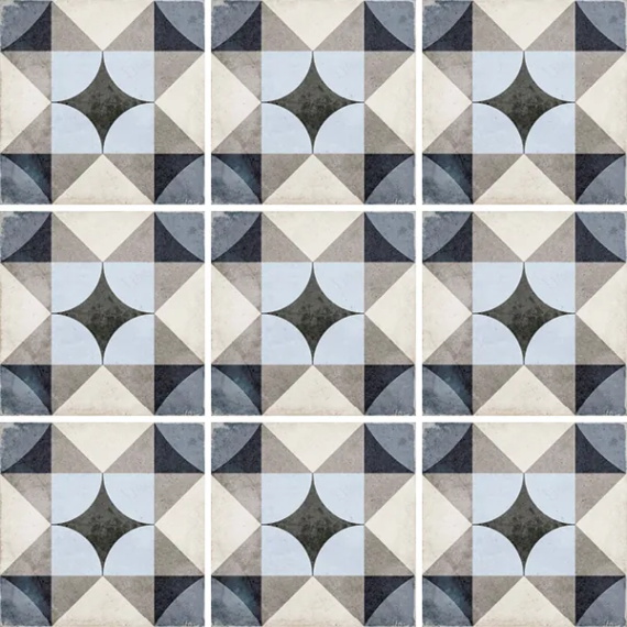 Керамогранит Equipe 24410 ART NOUVEAU PALAIS BLUE 20*20