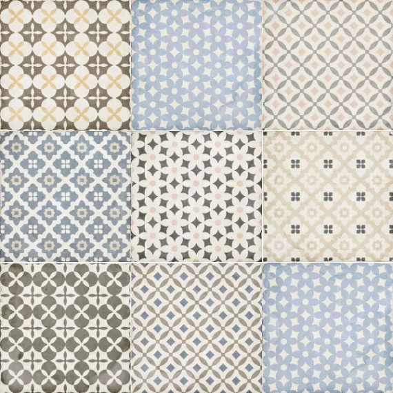 Керамогранит Equipe 24412 ART NOUVEAU ALAMEDA COLOUR 20*20