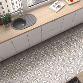 Керамогранит Equipe 24415 ART NOUVEAU INSPIRE GREY 20*20