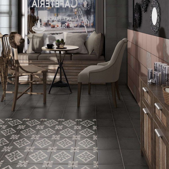 Керамогранит Equipe 24416 ART NOUVEAU PADUA BLACK 20*20