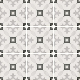 Керамогранит Equipe 24417 ART NOUVEAU KARLSPLATZ GREY 20*20