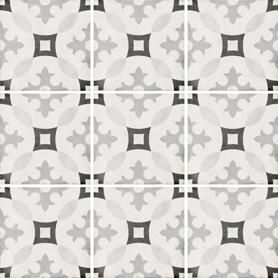 Керамогранит Equipe 24417 ART NOUVEAU KARLSPLATZ GREY 20*20
