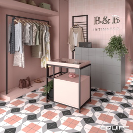 Плитка Equipe BAUHOME Karo Cold 27696 20x20