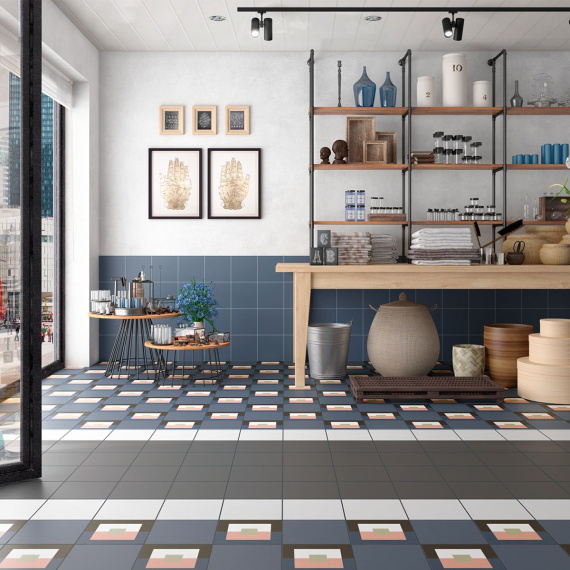 Плитка Equipe BAUHOME Schwarz 27682 20x20
