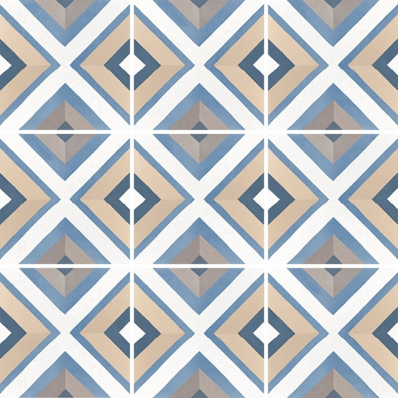 Плитка Equipe CAPRICE DECO Square Colours 22119 20x20