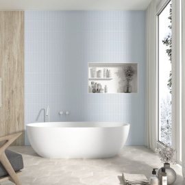 Плитка Equipe COSTA NOVA Baby Blue Glossy 28447 5x20