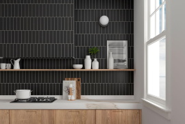Плитка Equipe COSTA NOVA Black Matt 28453 5x20