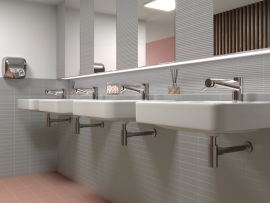 Плитка Equipe COSTA NOVA Grey Matt 28459 5x20