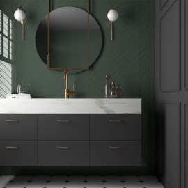 Плитка Equipe COSTA NOVA Laurel Green Glossy 28440 5x20