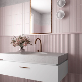 Плитка Equipe COSTA NOVA Praia Pink Stony Matt 28516 5x20