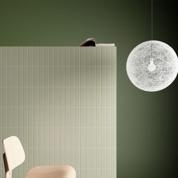 Плитка Equipe COSTA NOVA Tansy Green Matt 28456 5x20