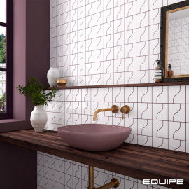 Плитка Equipe CURVE White Matt 28856 8,3x12