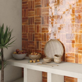 Плитка Equipe HANOI Arco Burnt Red 30066 6,5x20