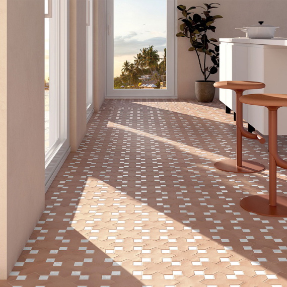 Плитка Equipe KASBAH Base Terracotta 12x12 28818