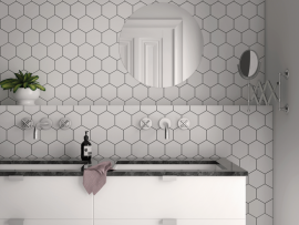 Плитка Equipe KROMATIKA White 26462 11,6x10,1